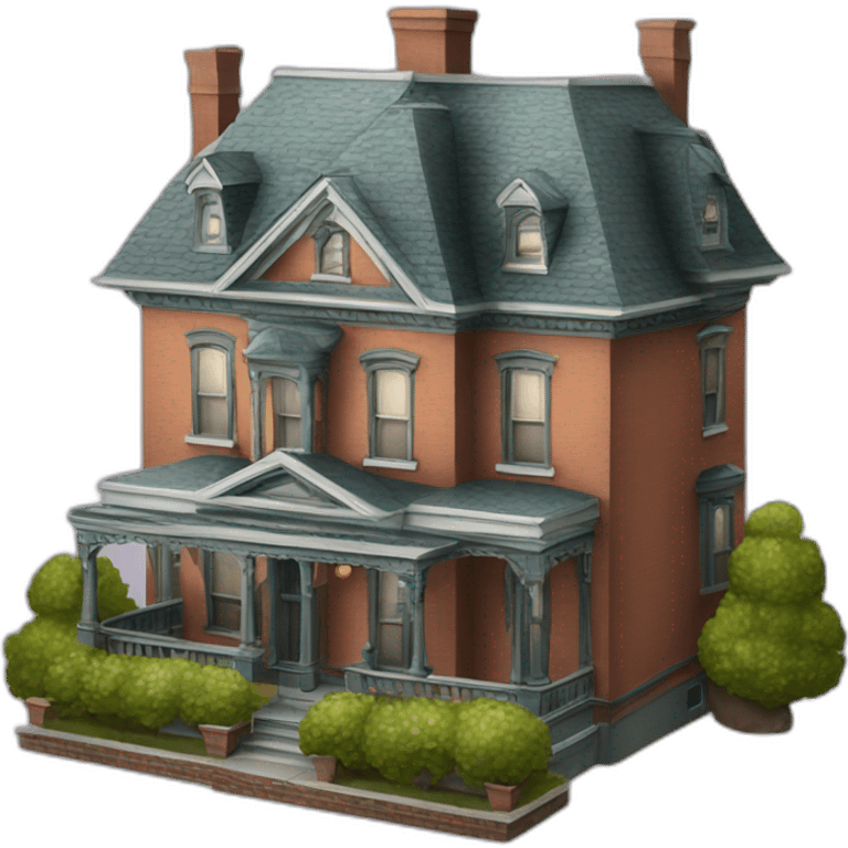 victorian house emoji