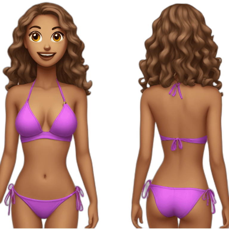 bikini babe emoji