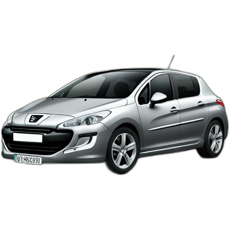 peugeot 308 grise 2009 emoji