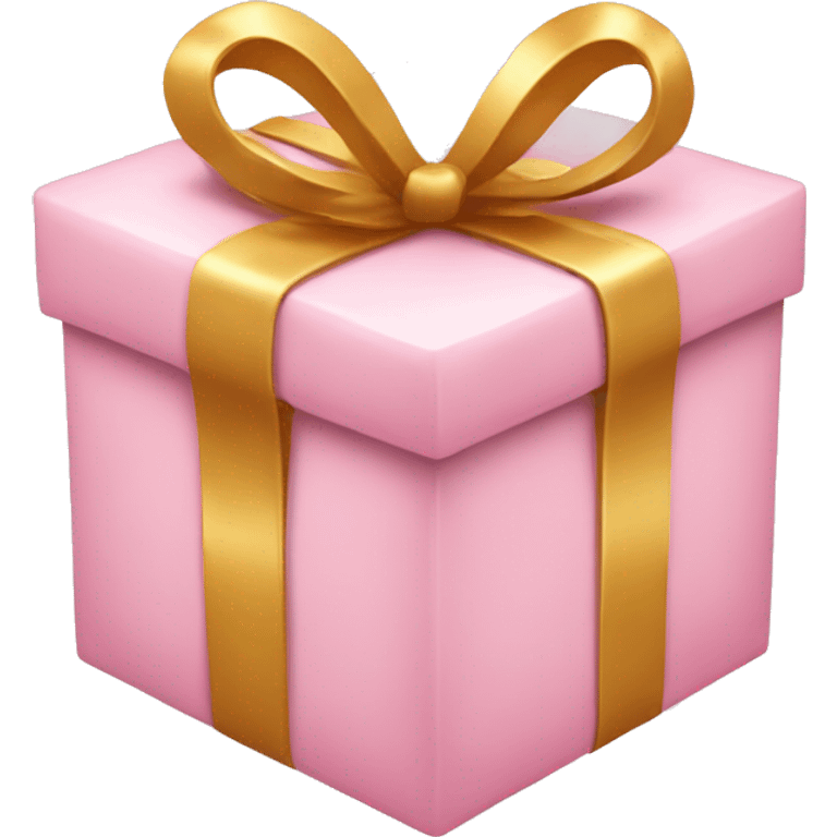 Light pink present emoji