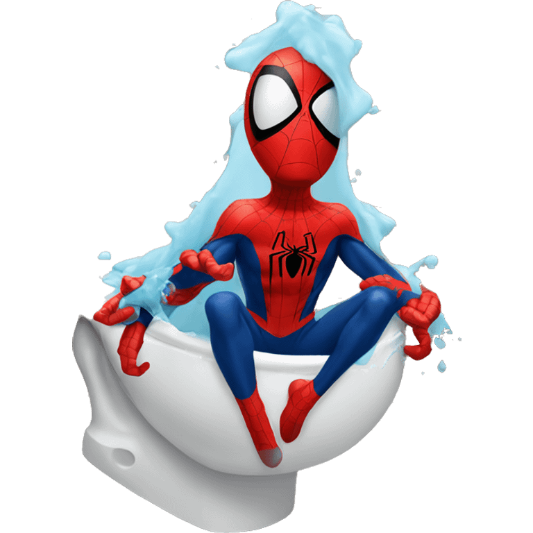 Spiderman vomiting emoji