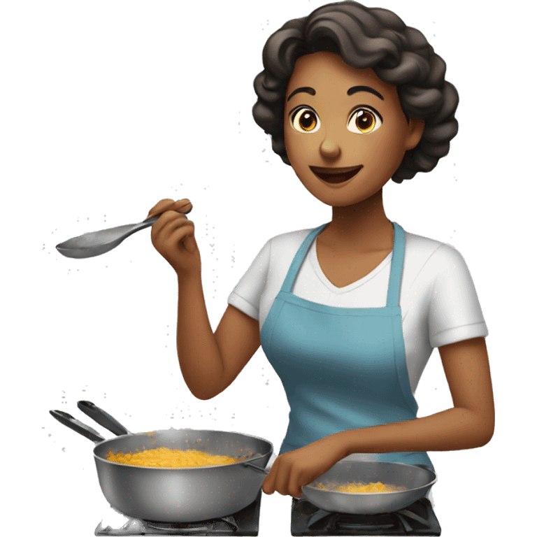 woman cooking  emoji