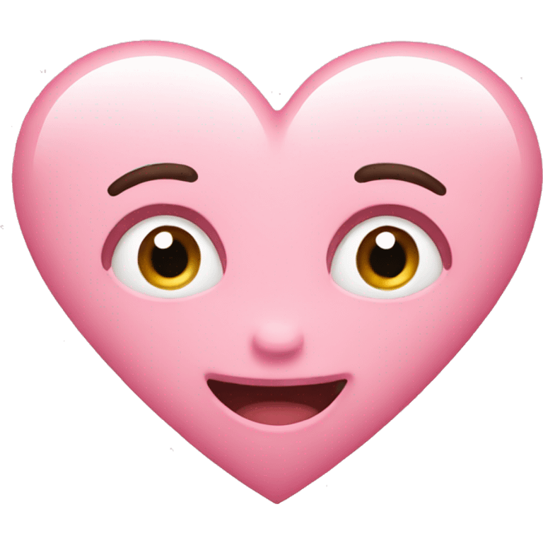 Heart color light pink emoji