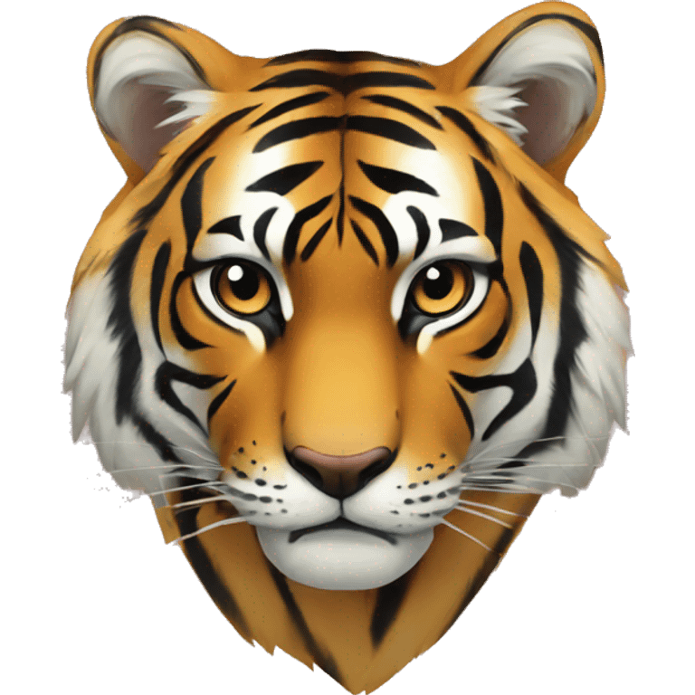 Tigre 🐯 corazónes en los ojos emoji