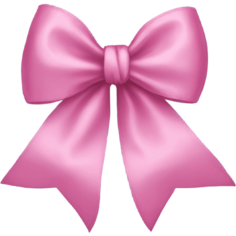 Pink silk bow emoji