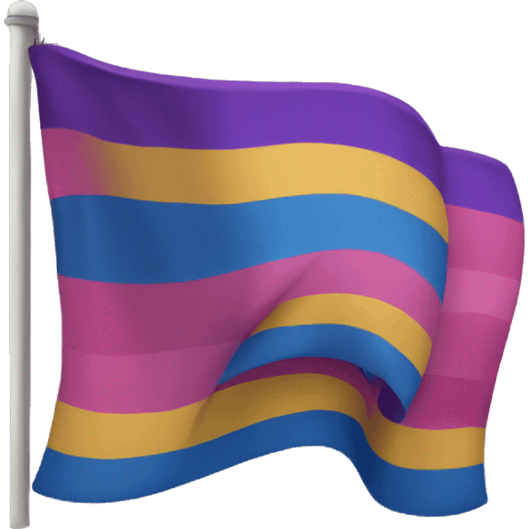 bi flag emoji