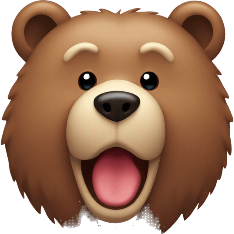 Bear with harts around  emoji