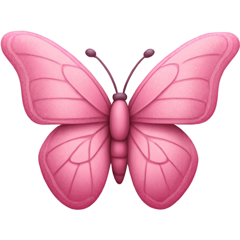 Pink butterfly emoji