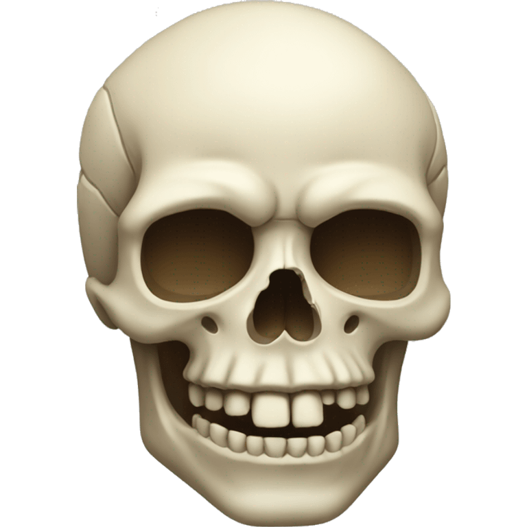 skull no jaw emoji