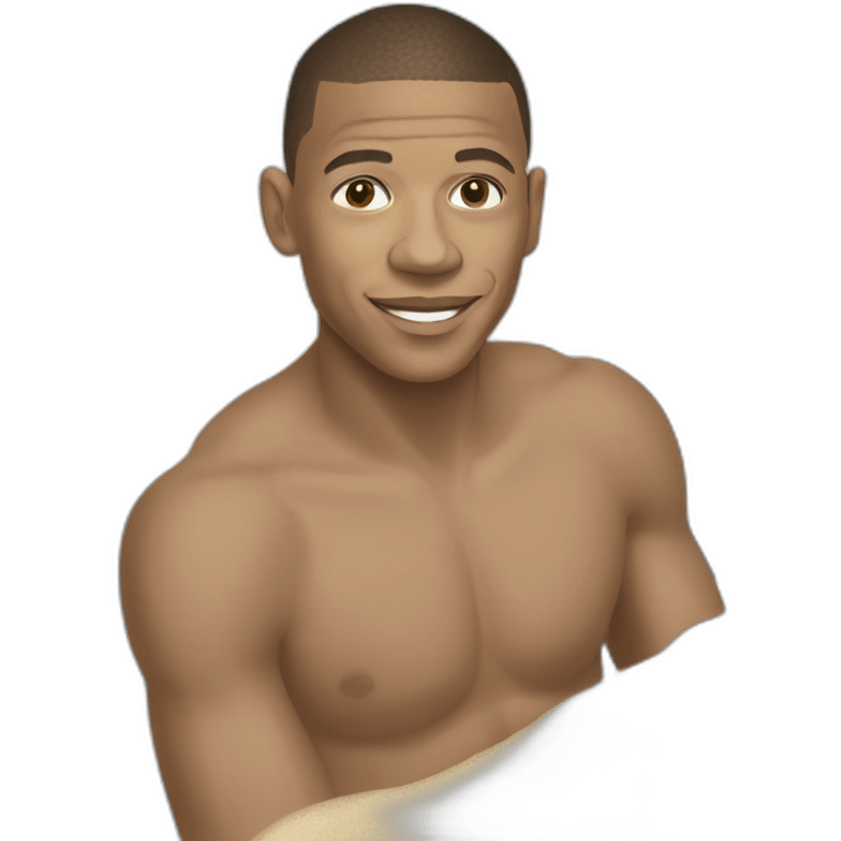 Mbappé à la plage emoji