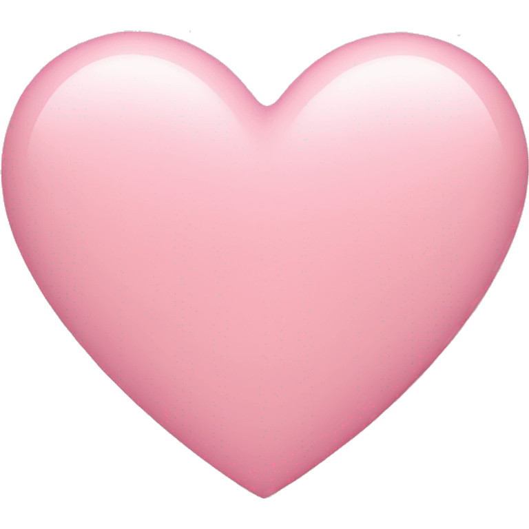 light pink heart  emoji