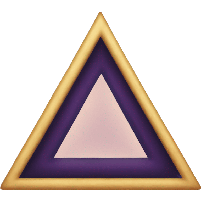 Sacred triangle feminine symbol emoji