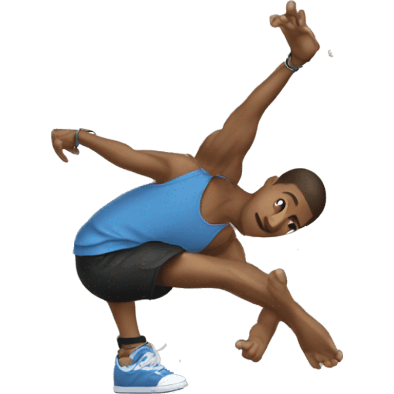 Break dance boy emoji