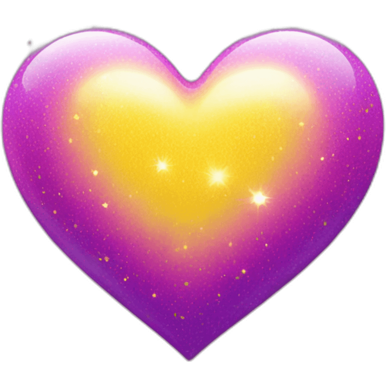 pink-and-purple-heart-with-yellow-sparkles emoji