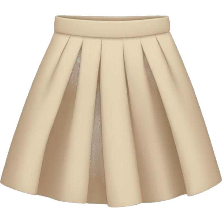 beige skirt emoji