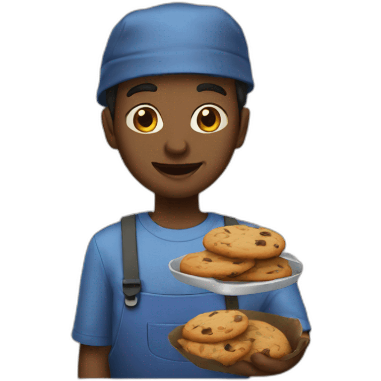 cookie seller emoji