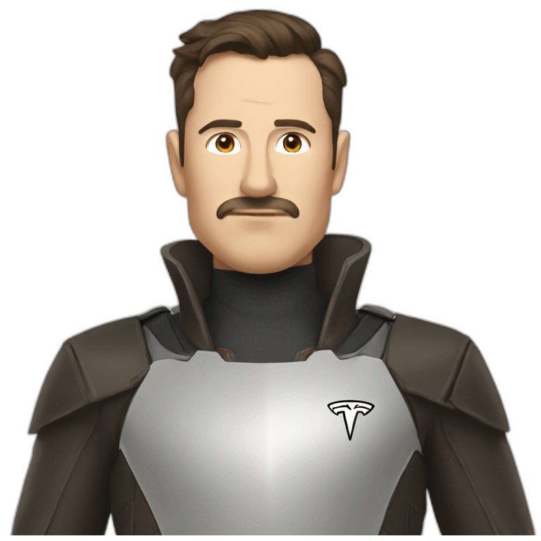 Tesla détruit emoji