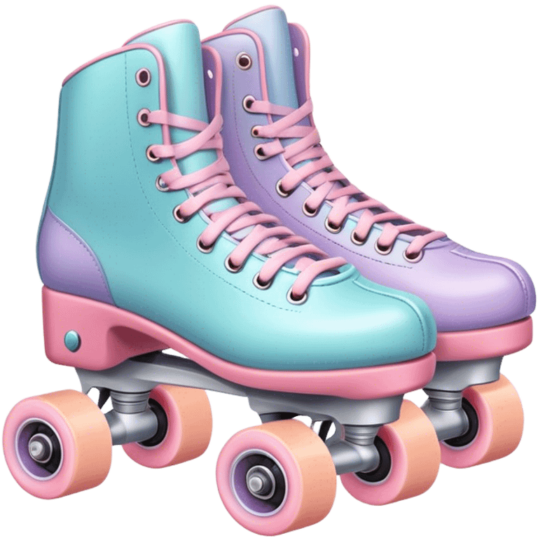 Pastel rollerskate emoji