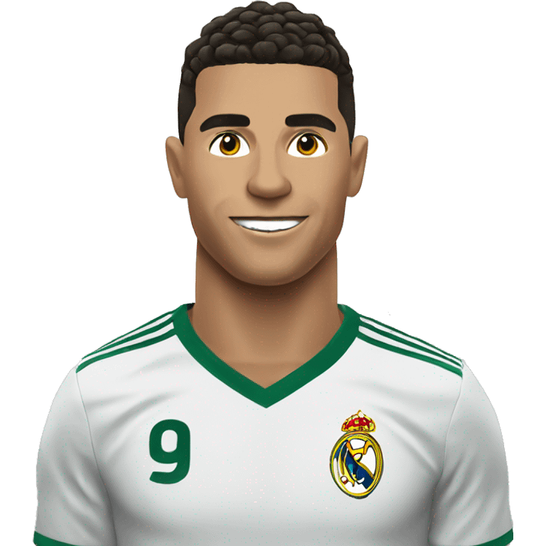 Ronaldo with 3 goals emoji