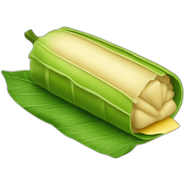 tamal hoja verde emoji