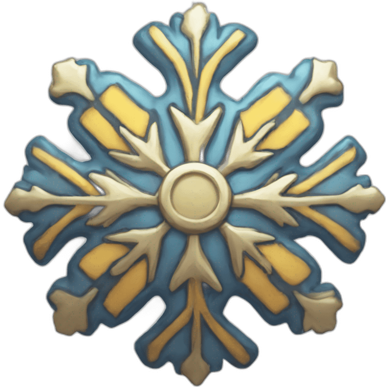 badge, medal, new year, snowflake, pokemon, picture, paint, draw emoji