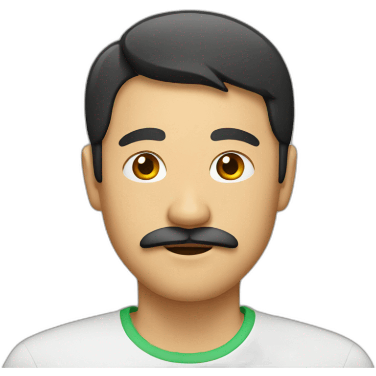 Asian man with moustache emoji