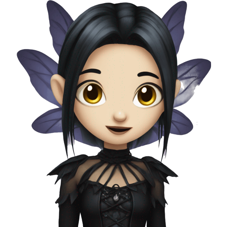 Goth fairy emoji