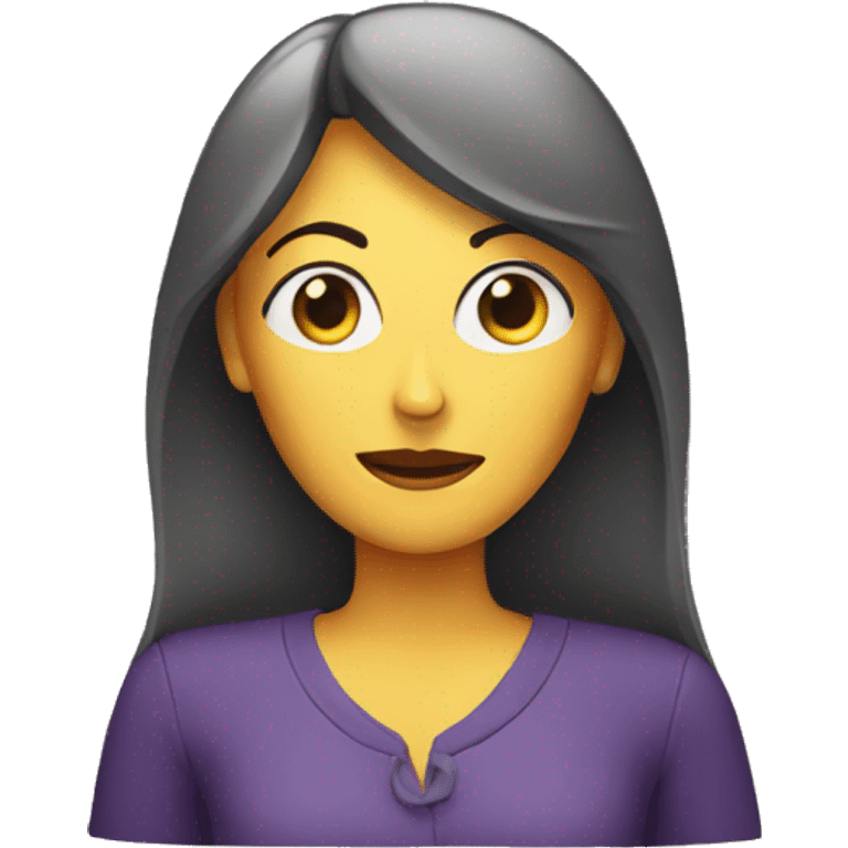 Mystery woman emoji