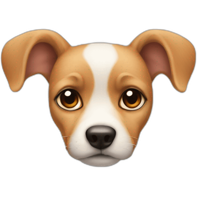 Dog ear isolated emoji