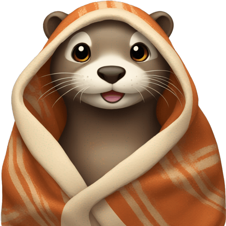 otter with blanket  emoji