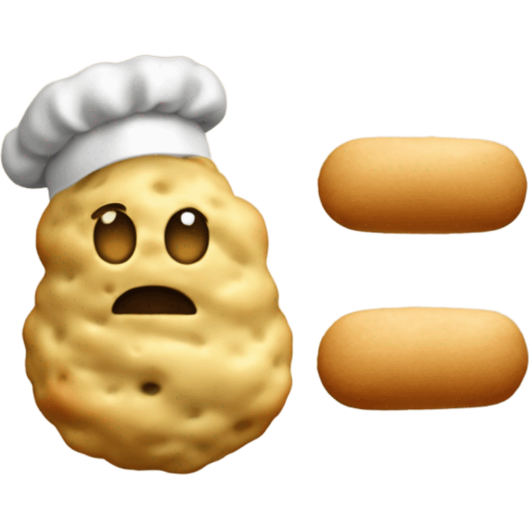 Dough and a rolling pinemoji emoji