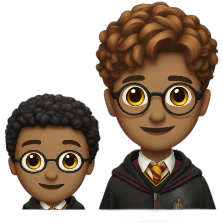 harry potter ron wesley and hemione granger emoji