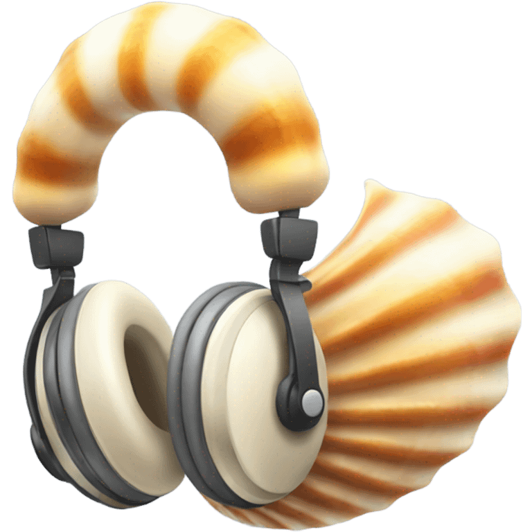 seashell headphones emoji