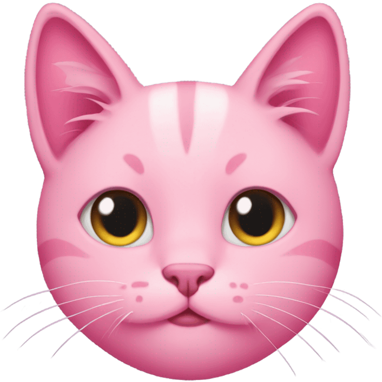 Pink cat emoji