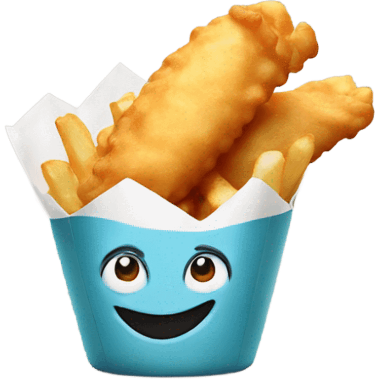 Fish and chips emoji