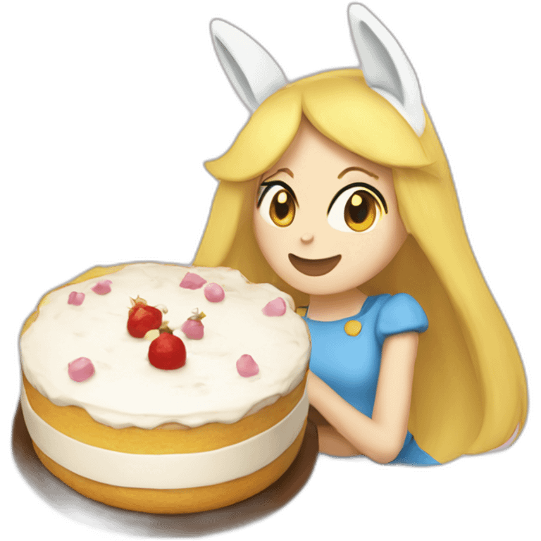 Fionna and cake emoji