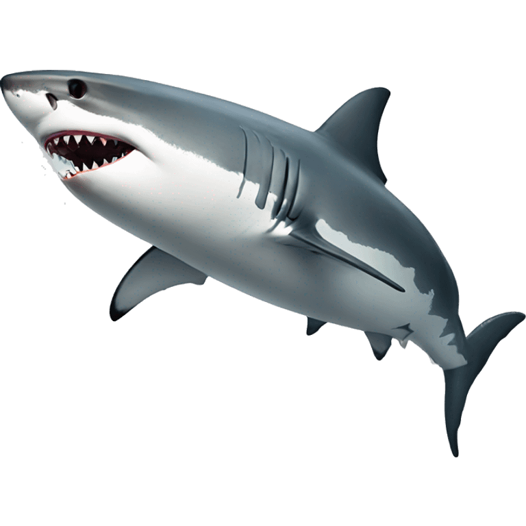 Great white shark emoji