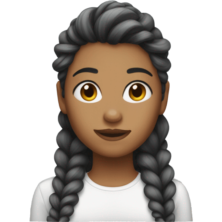 Styled girl hair  emoji