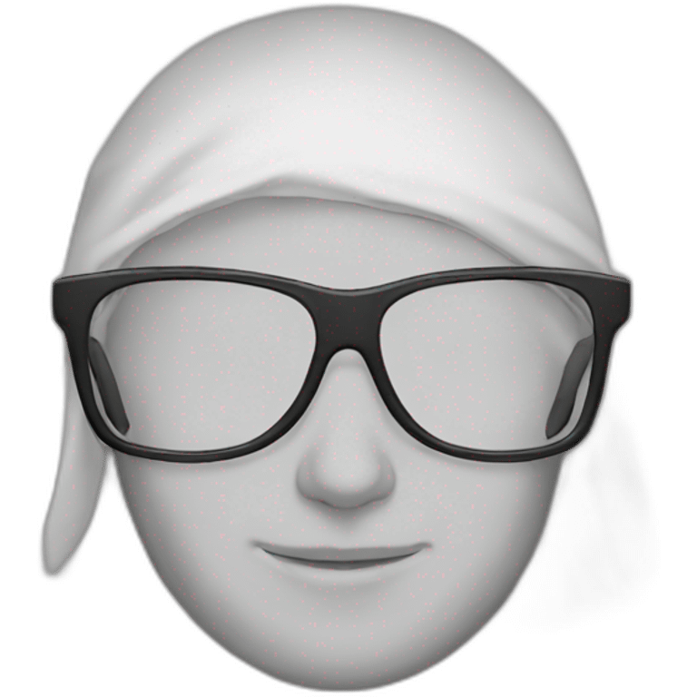 Muslim glasses emoji