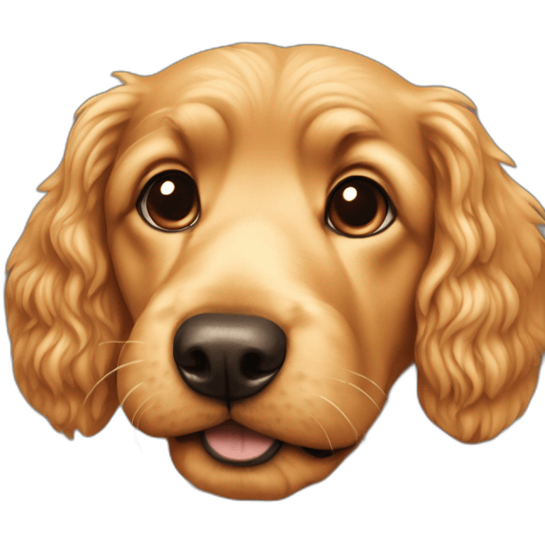 apricot doodle dog emoji