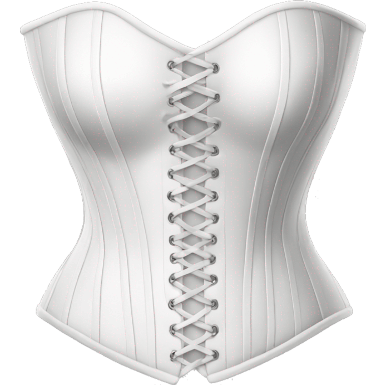 White corset  emoji