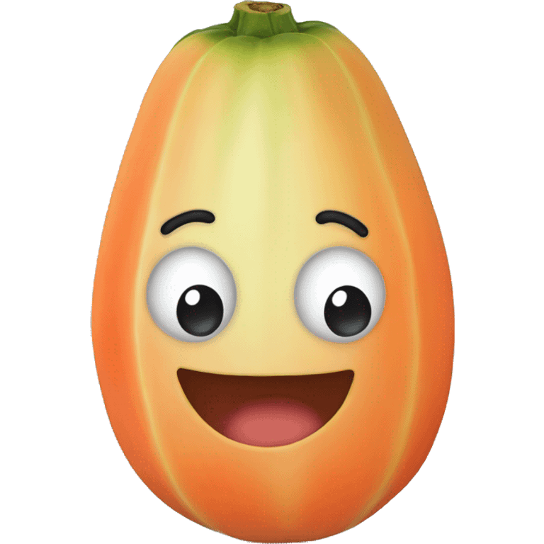 Papaya emoji