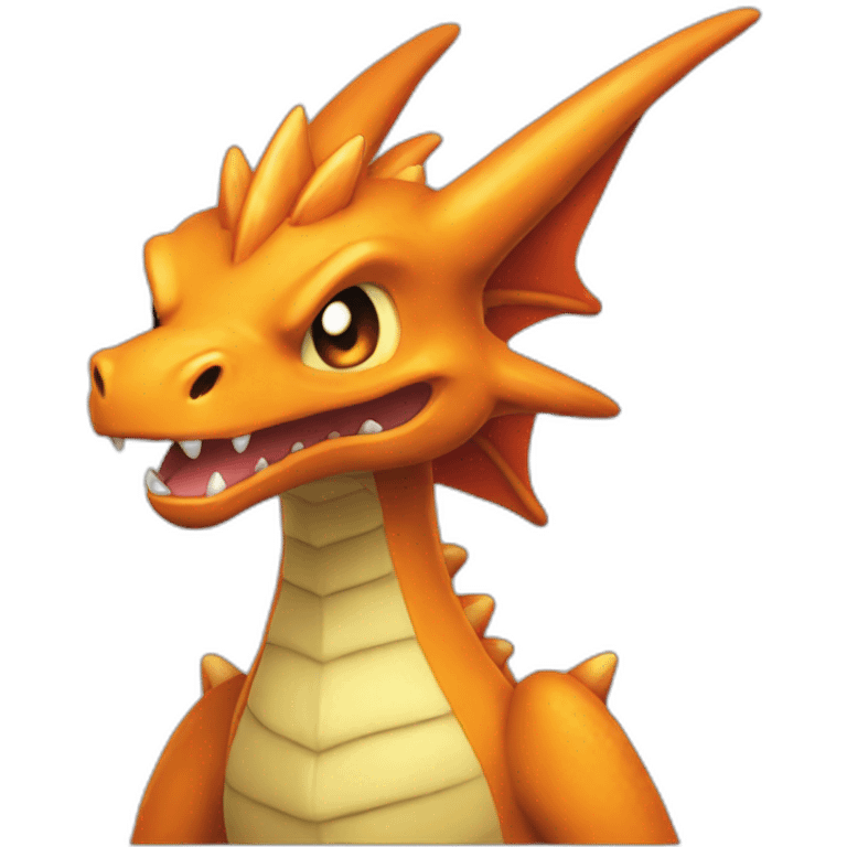 Pokemon dracaufeu gros dragon orange emoji