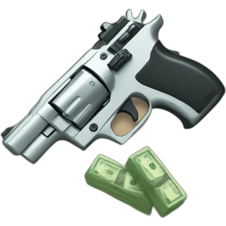 money gun emoji