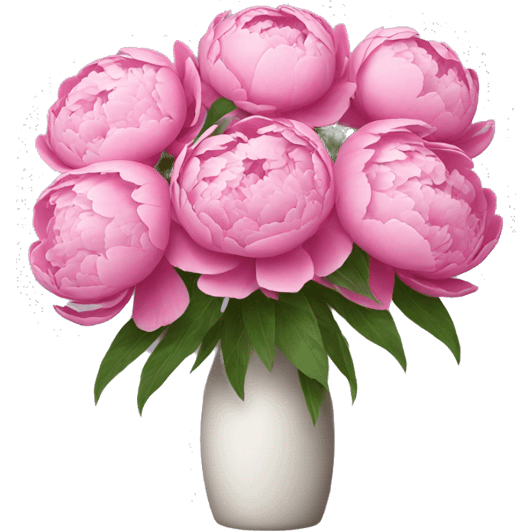 bouquet of peonies emoji