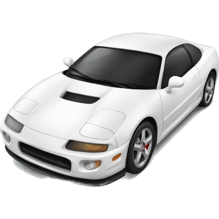 White sports car  emoji