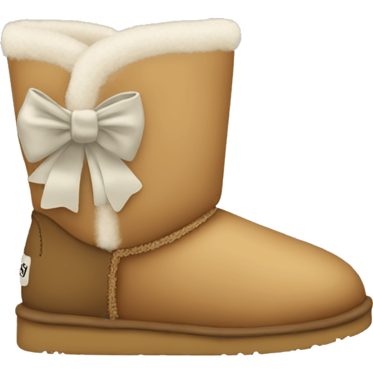 Uggs with bows emoji