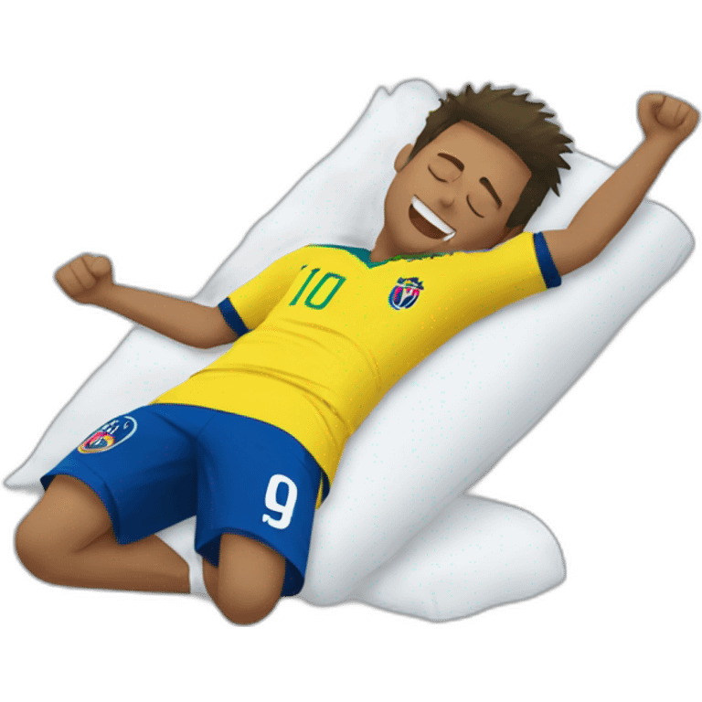 Neymar sleep celebration emoji