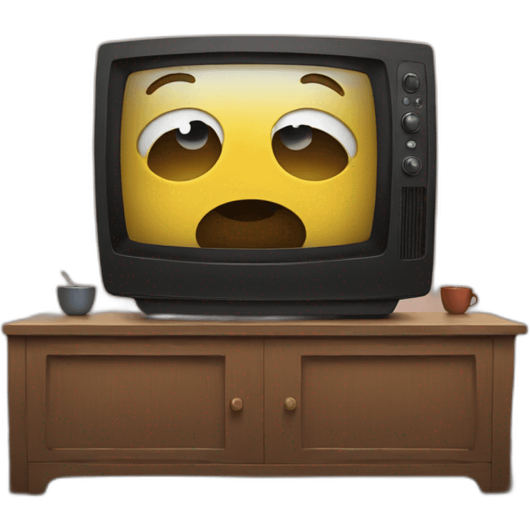 watching tv emoji