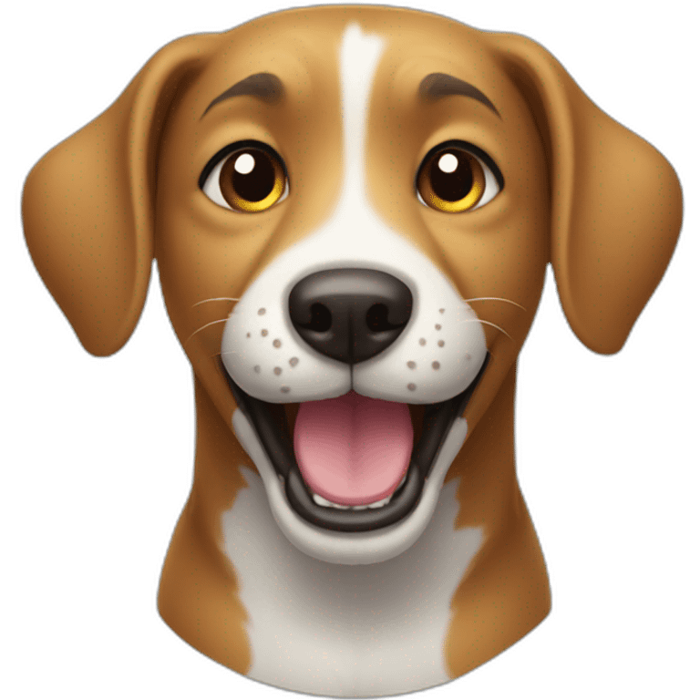 dog smiling emoji